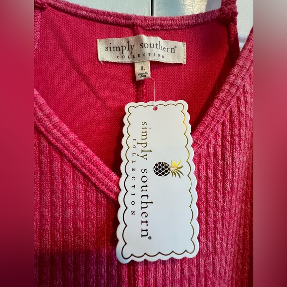 NWT 🩷 Waffle Knit Pink Jumpsuit with Front Pockets - Picture 6 of 14